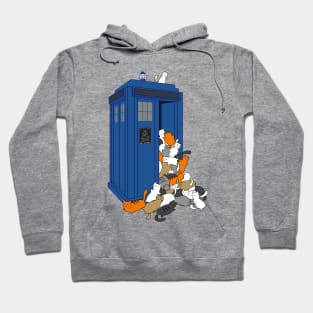 TARDIS and kittens Hoodie